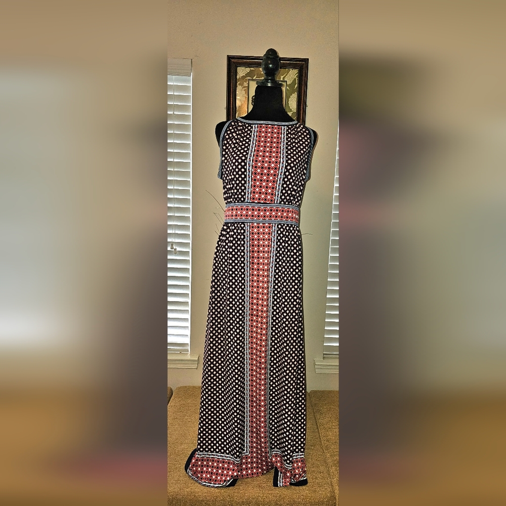 Max Studio size L long dress.